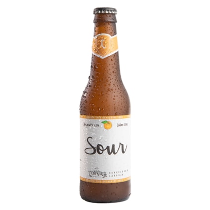 Cerveja Louvada Catharina Sour Laranja Garrafa 355ml Imagem de Cerveja Louvada Catharina Sour Laranja Garrafa 355ml