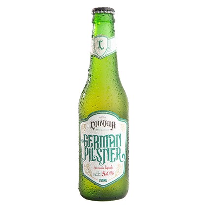 Cerveja Louvada German Pilsner Garrafa 355ml