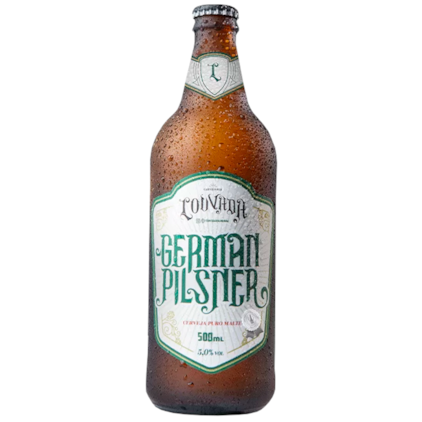 Cerveja Louvada German Pilsner Garrafa 500ml Imagem de Cerveja Louvada German Pilsner Garrafa 500ml