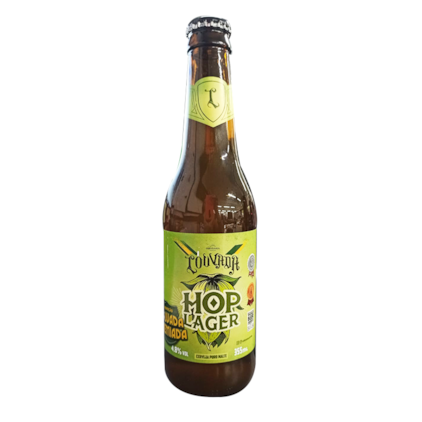 Cerveja Louvada Hop Lager Garrafa 355ml Imagem de Cerveja Louvada Hop Lager Garrafa 355ml