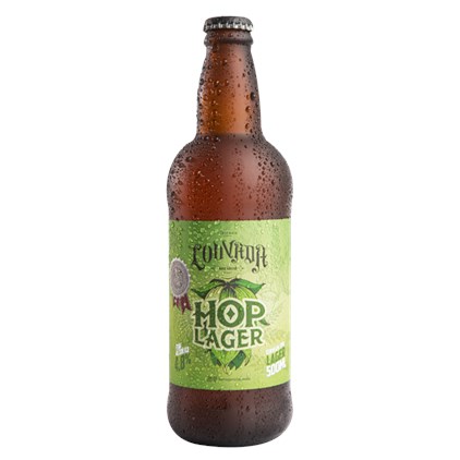 Cerveja Louvada Hop Lager Garrafa 500ml