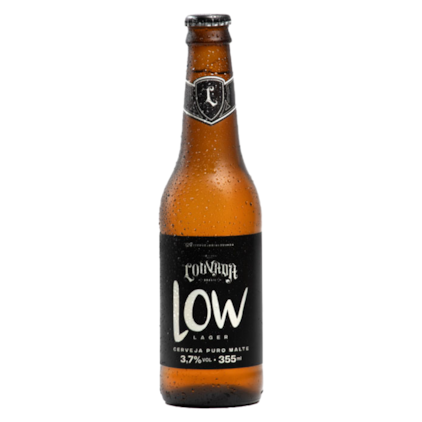 Cerveja Louvada Lager Low Garrafa 355ml Imagem de Cerveja Louvada Lager Low Garrafa 355ml