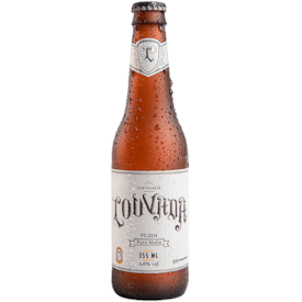Cerveja Louvada Pilsen Garrafa 355ml