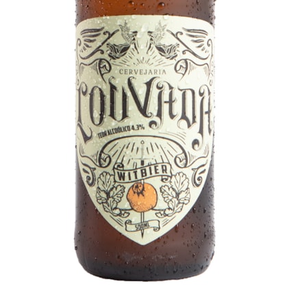 Cerveja Louvada Witbier Garrafa 500ml Imagem de Cerveja Louvada Witbier Garrafa 500ml