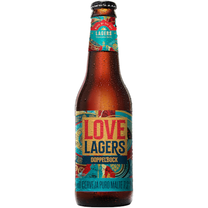 Cerveja Love Lagers DoppelBock Garrafa 355ml Imagem de Cerveja Love Lagers DoppelBock Garrafa 355ml