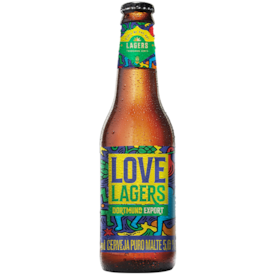 Cerveja Love Lagers Dortmund Export Garrafa 355ml