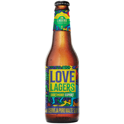 Cerveja Love Lagers Dortmund Export Garrafa 355ml Imagem de Cerveja Love Lagers Dortmund Export Garrafa 355ml