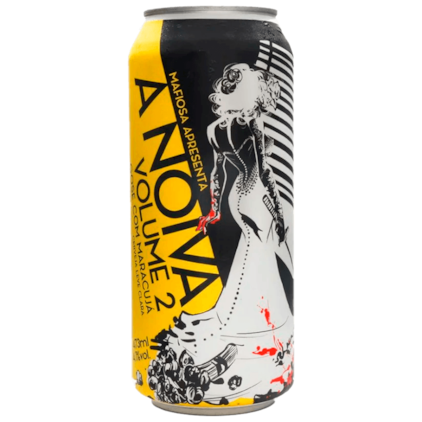 Cerveja Mafiosa A Noiva Volume 2 Gose Com Maracujá Lata 473ml Imagem de Cerveja Mafiosa A Noiva Volume 2 Gose Com Maracujá Lata 473ml