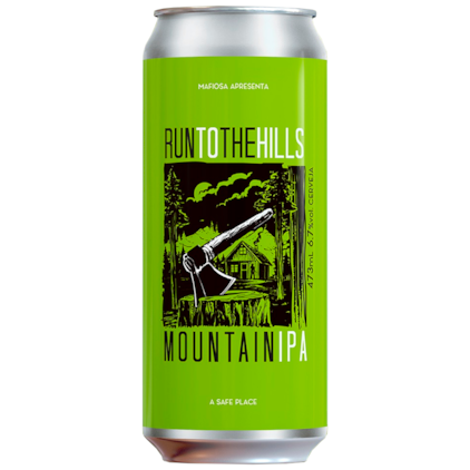 Cerveja Mafiosa Mountain IPA Run To The Hills Lata 473ml Imagem de Cerveja Mafiosa Mountain IPA Run To The Hills Lata 473ml