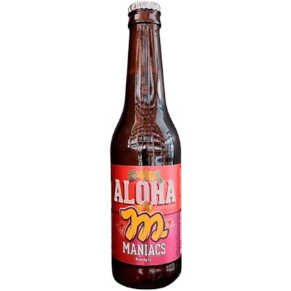 Cerveja Maniacs Aloha American Pale Ale Garrafa 355ml Imagem de Cerveja Maniacs Aloha American Pale Ale Garrafa 355ml