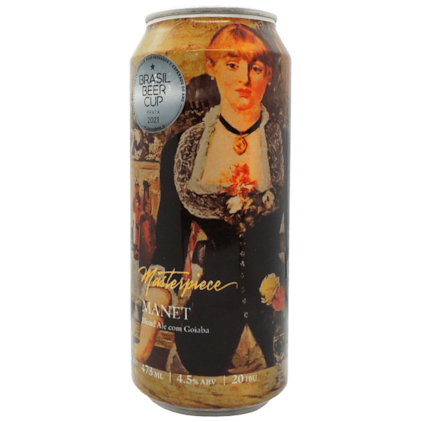 Cerveja Masterpiece Manet Blond Ale com Goiaba Lata 473ml Imagem de Cerveja Masterpiece Manet Blond Ale com Goiaba Lata 473ml