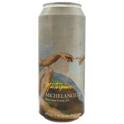 Cerveja Masterpiece Michelangelo West Coast Double IPA Lata 473ml