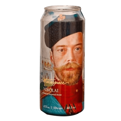 Cerveja Masterpiece Nikolai Russian Imperial Stout Lata 473ml Imagem de Cerveja Masterpiece Nikolai Russian Imperial Stout Lata 473ml