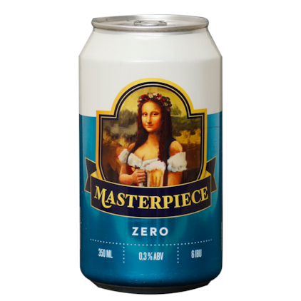 Cerveja Masterpiece Pilsen Zero Lata 350ml Imagem de Cerveja Masterpiece Pilsen Zero Lata 350ml