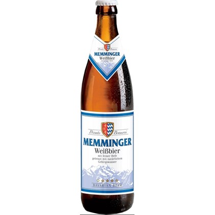 Cerveja Memminger Weissbier Garrafa 500ml