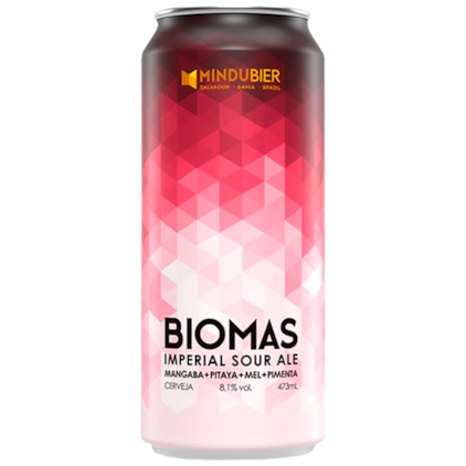 Cerveja Mindubier Biomas Imperial Sour Lata 473ml Imagem de Cerveja Mindubier Biomas Imperial Sour Lata 473ml