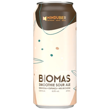 Cerveja Mindubier Biomas Smoothie Sour Ale Lata 473ml Imagem de Cerveja Mindubier Biomas Smoothie Sour Ale Lata 473ml