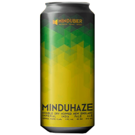 Cerveja Minduhaze New England Double IPA Lata 473ml