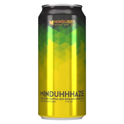 Cerveja MinduHHHaze Triple Dry Hopped New England Double IPA Lata 473ml Imagem de Cerveja MinduHHHaze Triple Dry Hopped New England Double IPA Lata 473ml