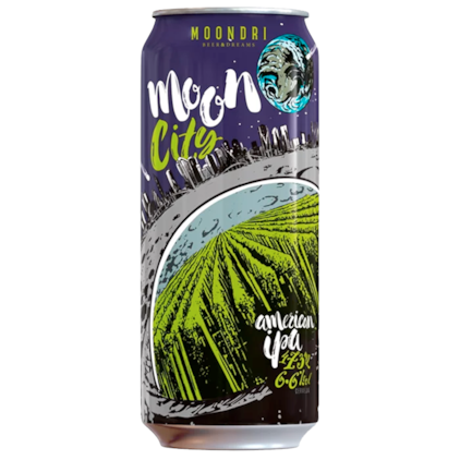 Cerveja Moondri Moon City American IPA Lata 473ml Imagem de Cerveja Moondri Moon City American IPA Lata 473ml