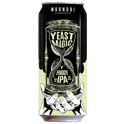Cerveja Moondri Yeast Magic Foggy IPA Lata 473ml Imagem de Cerveja Moondri Yeast Magic Foggy IPA Lata 473ml