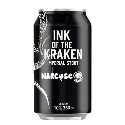 Imagem de Cerveja Narcose Ink Of The Kraken Imperial Stout Lata 350ml