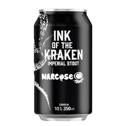 Cerveja Narcose Ink Of The Kraken Imperial Stout Lata 350ml Imagem de Cerveja Narcose Ink Of The Kraken Imperial Stout Lata 350ml