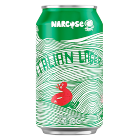 Cerveja Narcose Italian Lager Lata 350ml