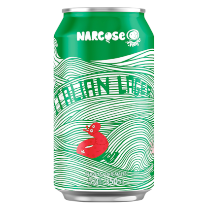 Cerveja Narcose Italian Lager Lata 350ml Imagem de Cerveja Narcose Italian Lager Lata 350ml