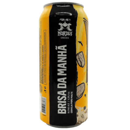Cerveja Nordus Brisa da Manhã Blond Ale Lata 473ml Imagem de Cerveja Nordus Brisa da Manhã Blond Ale Lata 473ml