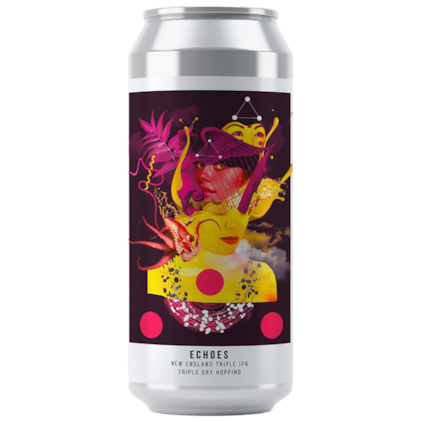 Cerveja Octopus Echoes New England Triple IPA Lata 473ml Imagem de Cerveja Octopus Echoes New England Triple IPA Lata 473ml
