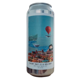 Cerveja Octopus Every Day is a Holiday West Coast Double IPA Lata 473ml
