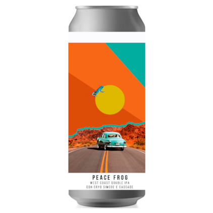 Cerveja Octopus Peace Frog West Coast Double IPA Lata 473ml Imagem de Cerveja Octopus Peace Frog West Coast Double IPA Lata 473ml