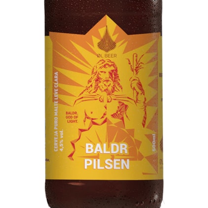 Cerveja Ol Beer Baldr Pilsen Garrafa 500ml Imagem de Cerveja Ol Beer Baldr Pilsen Garrafa 500ml