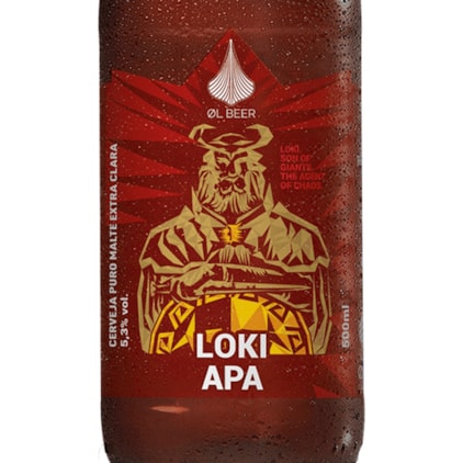 Imagem de Cerveja Ol Beer Loki American Pale Ale Garrafa 500ml
