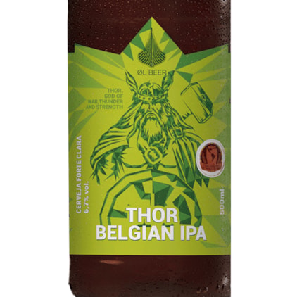Cerveja Ol Beer Thor Belgian IPA Garrafa 500ml Imagem de Cerveja Ol Beer Thor Belgian IPA Garrafa 500ml