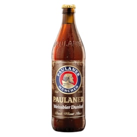 Cerveja Paulaner Hefe Weiss Dunkel Garrafa 500ml