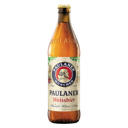 Cerveja Paulaner Hefe Weiss Garrafa 500ml Imagem de Cerveja Paulaner Hefe Weiss Garrafa 500ml
