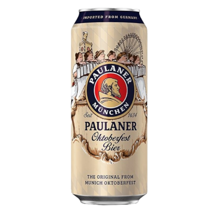 Cerveja Paulaner Oktoberfest Lata 500ml Imagem de Cerveja Paulaner Oktoberfest Lata 500ml