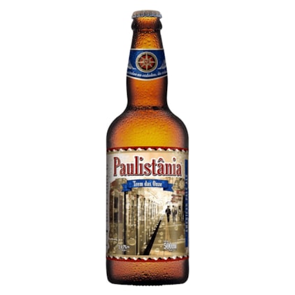 Cerveja Paulistânia Trem das Onze Garrafa 500ml Imagem de Cerveja Paulistânia Trem das Onze Garrafa 500ml