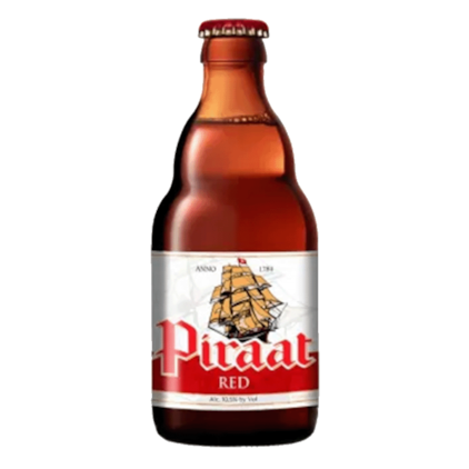Cerveja Piraat Red Garrafa 330ml Imagem de Cerveja Piraat Red Garrafa 330ml