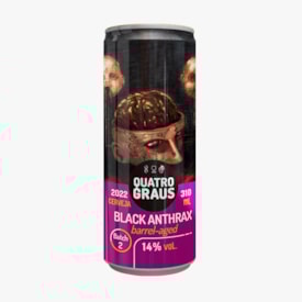 Cerveja Quatro Graus Black Anthrax 2022 BA Batch 2  Lata 310ml
