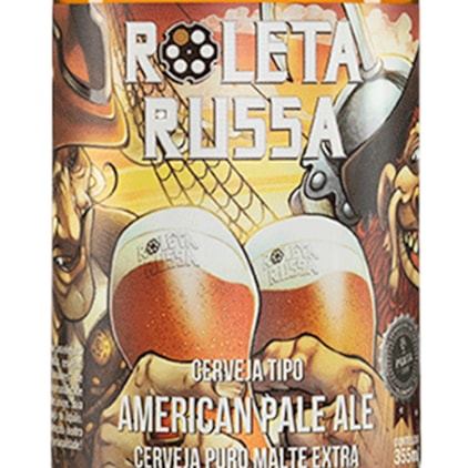 Cerveja Roleta Russa American Pale Ale Garrafa 330ml Imagem de Cerveja Roleta Russa American Pale Ale Garrafa 330ml