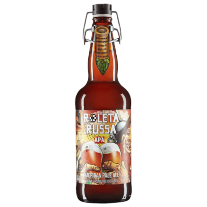 Cerveja Roleta Russa American Pale Ale Garrafa 500ml Imagem de Cerveja Roleta Russa American Pale Ale Garrafa 500ml