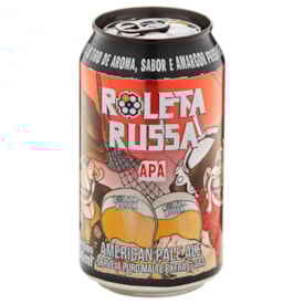 Cerveja Roleta Russa APA Tambor Lata 350ml