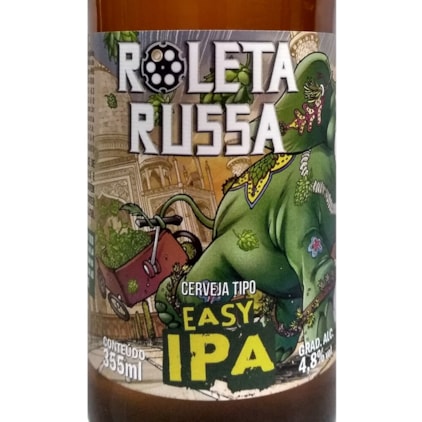 Cerveja Roleta Russa Easy IPA Garrafa 330ml Imagem de Cerveja Roleta Russa Easy IPA Garrafa 330ml