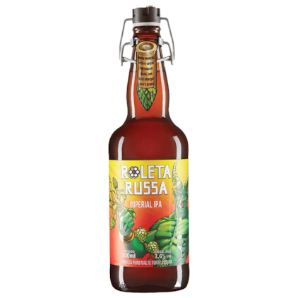 Cerveja Roleta Russa Imperial IPA Garrafa 500ml Imagem de Cerveja Roleta Russa Imperial IPA Garrafa 500ml