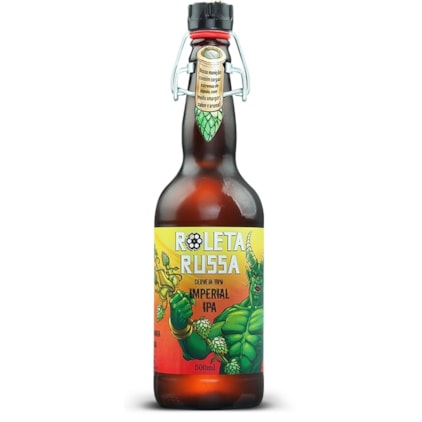 Imagem de Cerveja Roleta Russa Imperial IPA Garrafa 500ml