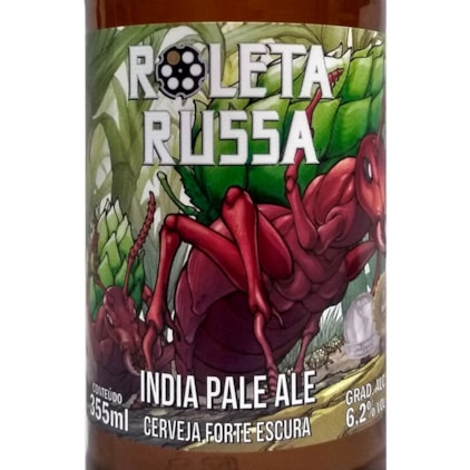 Cerveja Roleta Russa IPA Garrafa 330ml Imagem de Cerveja Roleta Russa IPA Garrafa 330ml