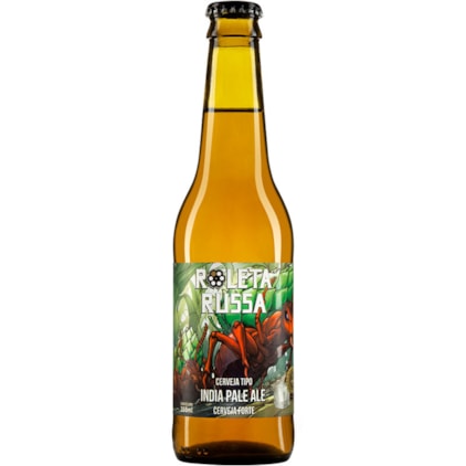 Cerveja Roleta Russa IPA Garrafa 330ml Imagem de Cerveja Roleta Russa IPA Garrafa 330ml